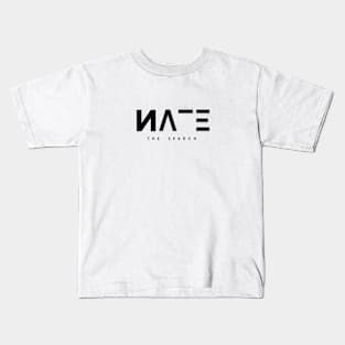 Nate (Black Logo) Kids T-Shirt